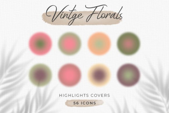Download Vintge Florals Aura Highlight Covers - Floral Collection
