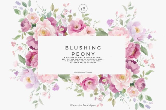 Download Floral Clipart Watercolor Peonies Png - Premium Resources