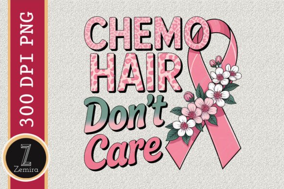 Download Chemo Hair Don't Care Ribbon Floral - Floral Collection